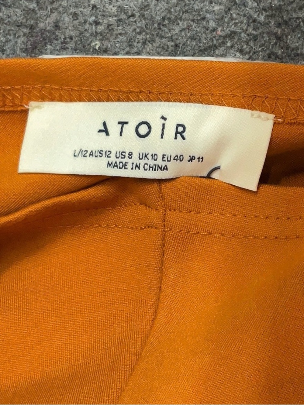 Atoir One-Shoulder Orange Maxi Gown - Picture 2 of 3